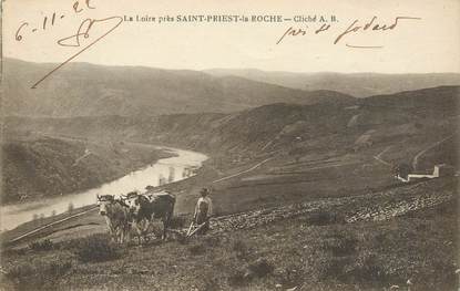 .CPA  FRANCE 42 " Saint Priest la Roche"