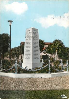 / CPSM FRANCE 91 "Paray Vieille Poste, monument de la résistance"