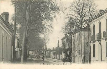 CPA FRANCE 33 "Langon, avenue de Toulenne"