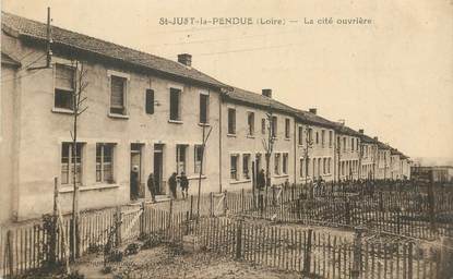 .CPA  FRANCE 42 " Saint Just la Pendue, La cité ouvrière"