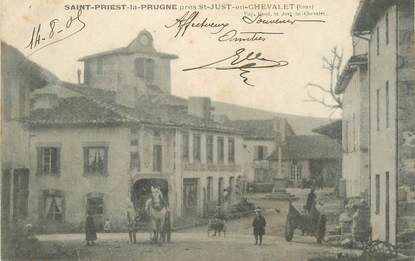 .CPA  FRANCE 42 " Saint Priest la Prugne"