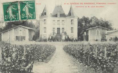 CPA FRANCE 33 "Pompignac, Chateau de Rivasseau"