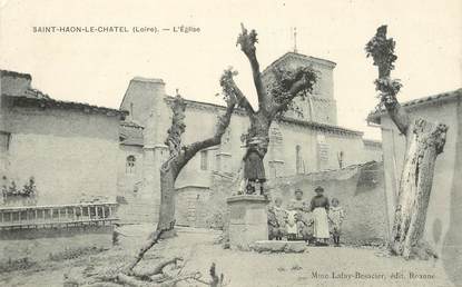 .CPA  FRANCE 42 " St Haon le Chatel, l'Eglise"