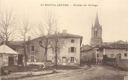 .CPA FRANCE 42 "St Martin Lestra, Ent'rée du village"