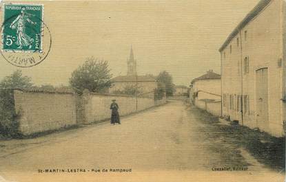 .CPA FRANCE 42 "St Martin Lestra, Rue de Rampaud"