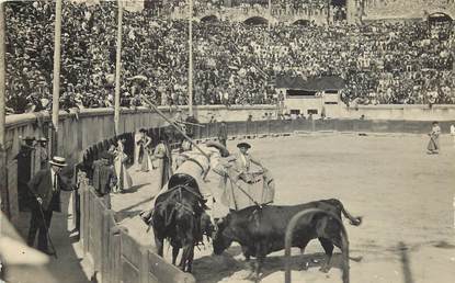 CARTE PHOTO FRANCE 30 "Corrida" / TAUREAU