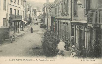 .CPA FRANCE 42 "St Just sur Loire, La Grande Rue"