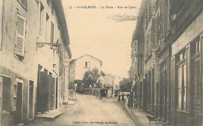 .CPA FRANCE 42 "St Galmier, La Poste Rue de Lyon"