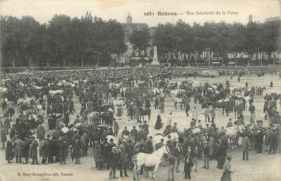 CPA FRANCE 35 "Rennes, vue générale de la Foire"