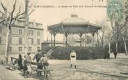 42 Loire .CPA FRANCE 42 "St Chamond, Le jardin de ville et le kiosque de musique"