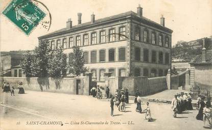 .CPA FRANCE 42 "St Chamond, Usine St Chamonaise de Tresse"