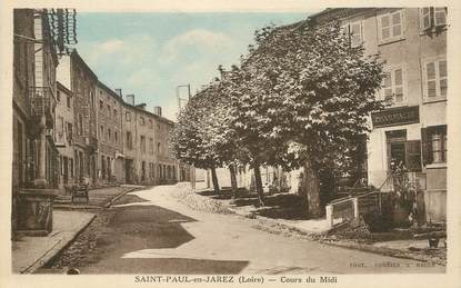 .CPA FRANCE 42 "St Paul en Jarez, Cours du Midi"