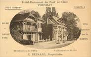 37 Indre Et Loire CPA FRANCE 37 "Vouvray, Hotel Restaurant du Pont de Cisse, Pr. R. BESNARD"