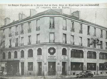 CPSM FRANCE 92 "Montrouge, la banque populaire" BANQUE