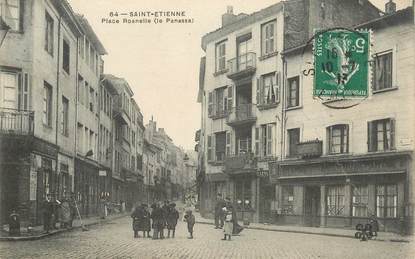 .CPA  FRANCE 42 "St Etienne, Place Roanelle "