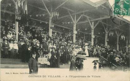 .CPA  FRANCE 42 "St Etienne, Courses de Villars à l'Hippodrome" "