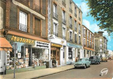 CPSM FRANCE 92 "Aulnay sous Bois, la librairie Lehoux, place Camelinat" COMMERCES AUTOMOBILES