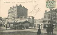 42 Loire .CPA  FRANCE 42 "St Etienne, Place Fourneyron"/ TRAM