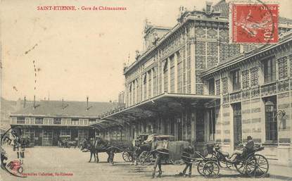 .CPA  FRANCE 42 "St Etienne, Gare de Châteaucreux"