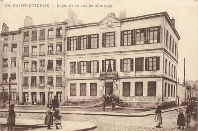 .CPA  FRANCE 42 "St Etienne, Ecole de la Rue Monteaud"