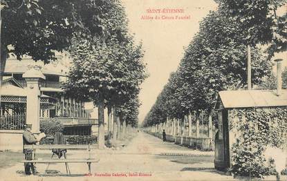 .CPA  FRANCE 42 "St Etienne, Allée du Cours Fauriel"