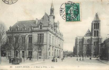 CPA FRANCE 93 "Saint Denis, L'Hotel de ville"