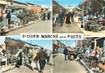 / CPSM FRANCE 93 "Saint Ouen, marché aux puces"