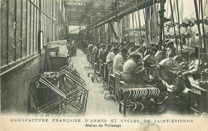 .CPA  FRANCE 42 "St Etienne,  Manufactures Française d'Armes et Cycles"