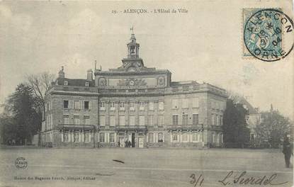 CPA FRANCE 61 "Alençon, l 'Hotel de ville"