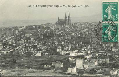 CPA FRANCE 63 "Clermont Ferrand, vue générale"