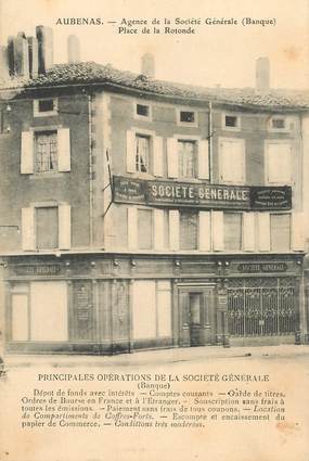 .CPA  FRANCE 07 "AUBENAS, Agence de la Société Générale"/BANQUE