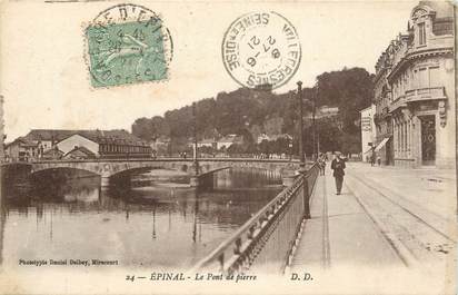 CPA FRANCE 88 "Epinal, le Pont de pierre"