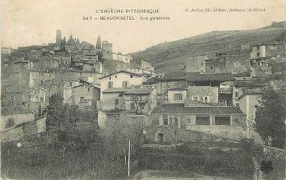 .CPA  FRANCE 07 "Beauchastel, Vue générale"