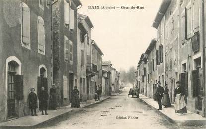 .CPA  FRANCE 07 "Baix, Grande Rue"