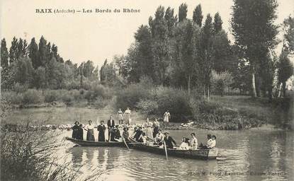 .CPA  FRANCE 07 "Baix, Les bords du rhône"