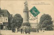 10 Aube CPA FRANCE 10 "Troyes, le monument des Enfants de l'Aube et la Gare"