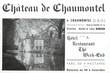 / CPA FRANCE 95 "Château de Chaumontel"