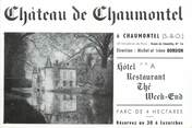 95 Val D'oise / CPA FRANCE 95 "Château de Chaumontel"