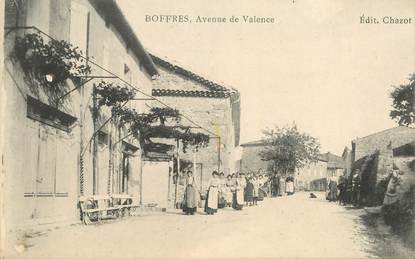 .CPA  FRANCE 07 "Boffres, Avenue de Valence"