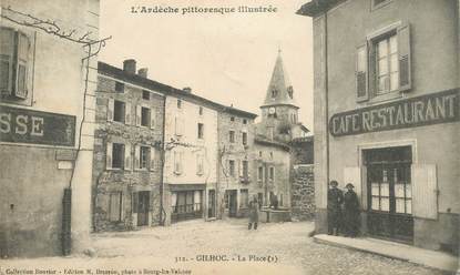 .CPA FRANCE 07 "Gilhoc, La place"