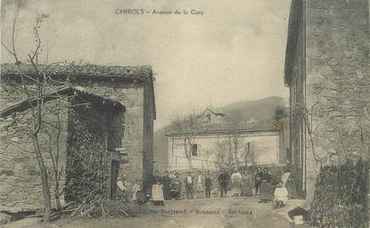 .CPA FRANCE 07 "Chirols, Avenue de la Cure"