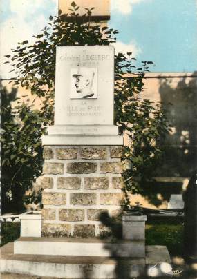 / CPA FRANCE 95 "Saint Leu la Forêt, stèle commémorative du Général Leclerc"