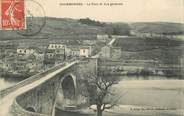 07 Ardeche .CPA FRANCE 07 "Chambonas, Le pont et vue générale"