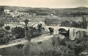 07 Ardeche .CPSM FRANCE 07 "Chambonas,  Le pont sur le chassezac et vue générale"