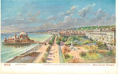 CPA FRANCE 06 "Nice, Promenade des Anglais, hotel Grande Bretagne"