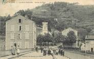 07 Ardeche .CPA  FRANCE 07 "Les Ollières, La route nationale entrée du pont"