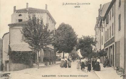 .CPA  FRANCE 07 "Lamastre, L'Avenue Boissy d'Anglas"