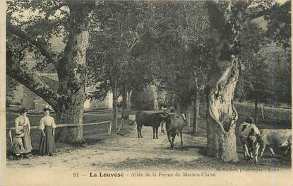 .CPA  FRANCE 07 "La Louvesc, Allée de la ferme de Maison Claire"