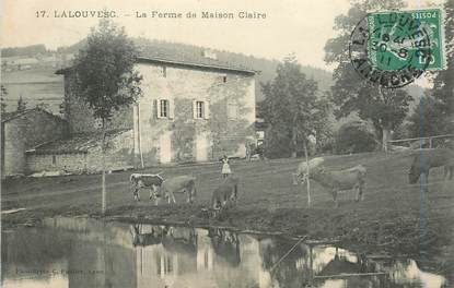 .CPA  FRANCE 07 "La Louvesc, La ferme de Maison Claire"