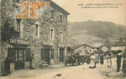 .CPA  FRANCE 07 "Pont Fromentière, La route du Cheylard à Dornas"
